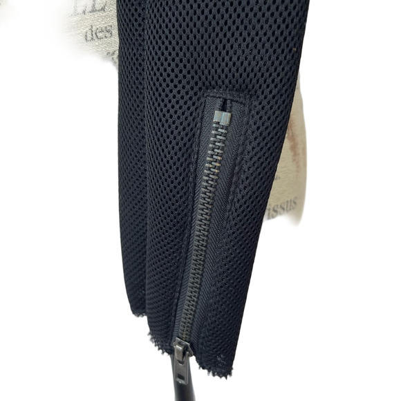 Cropped Mesh Moto jacket UNIF - Picture 3 of 12